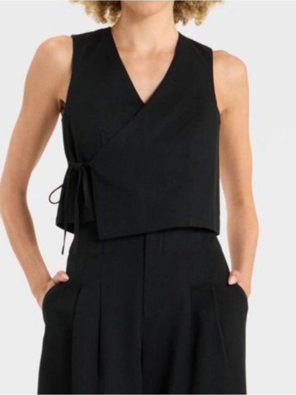 Future Collective Tailored Wrap Top Woman’s XS NWT